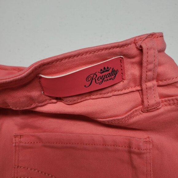 Royalty For Me Pedal Pusher Capri Pink Melon Womens Size 6 Summer Spring - Picture 8 of 9